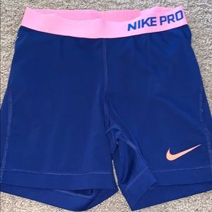 Navy Blue Nike Pros